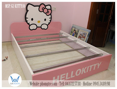 Giường ngủ Hello Kitty G2-KITTY.06