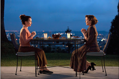 Annette Bening and Lily Collins in Rules Don't Apply