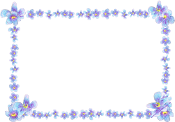 forget transparent flower frame digital purple flowers butterflies writing paper printable clip clipart clker blumenrahmen freebie faux freepngimg meinlilapark