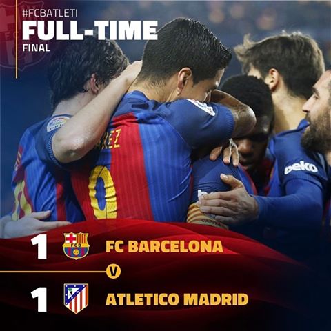 Highlights: FC Barcelona 1-1 Atletico Madrid (Copa del Rey) - Media Cules