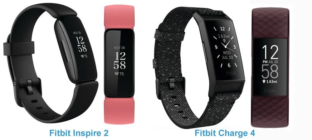 fitbit hr inspire vs charge 4