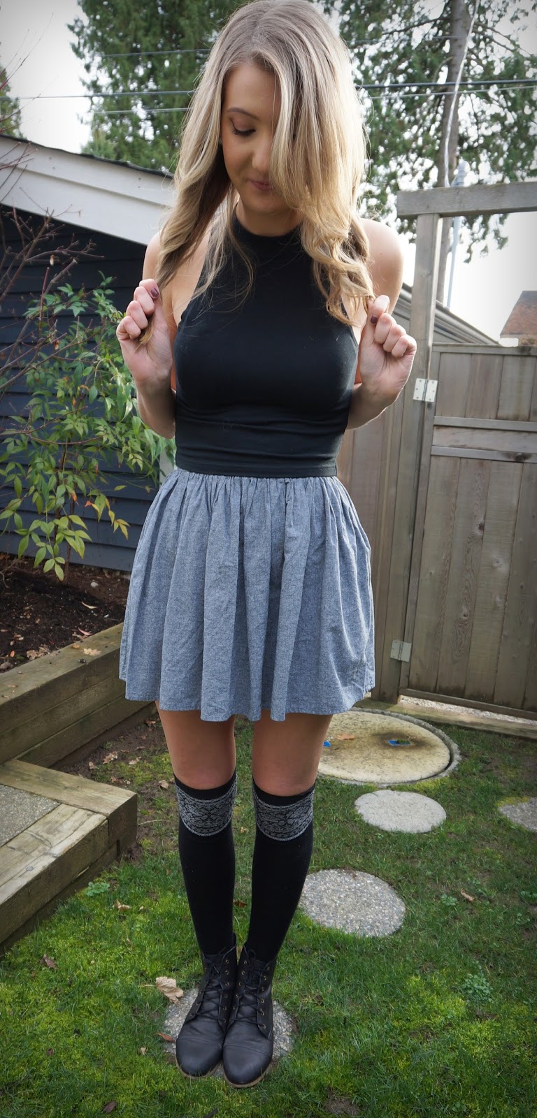 Closet Convict 4 Ways to Wear Over The Knee Socks