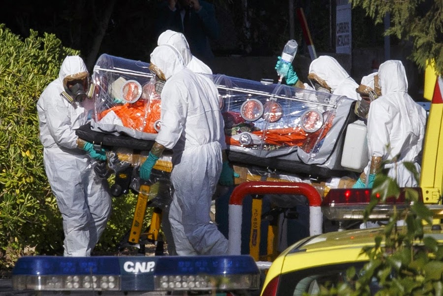 El traslado de un infectado por el ébola