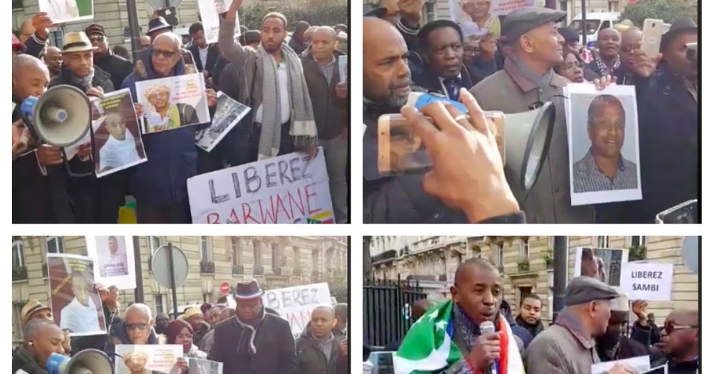 «Une cinquantaine de réfugiés Comoriens en France ont organisé une manifestation devant l