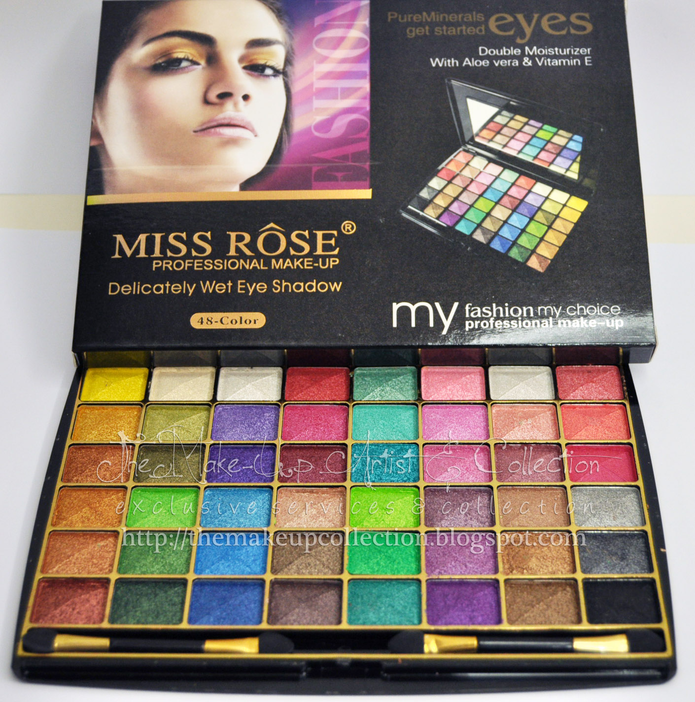 The MakeUp Artist & Collection MakeUp Palette MISS ROSE from Dubai