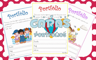 Diversas capas para Portfólios CAPAS, Material para professores, portfólio, 1º ano,