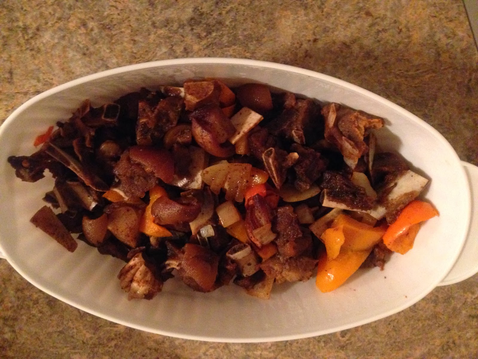 Chechiz Kitchen Asun (Spicy Goat Meat)