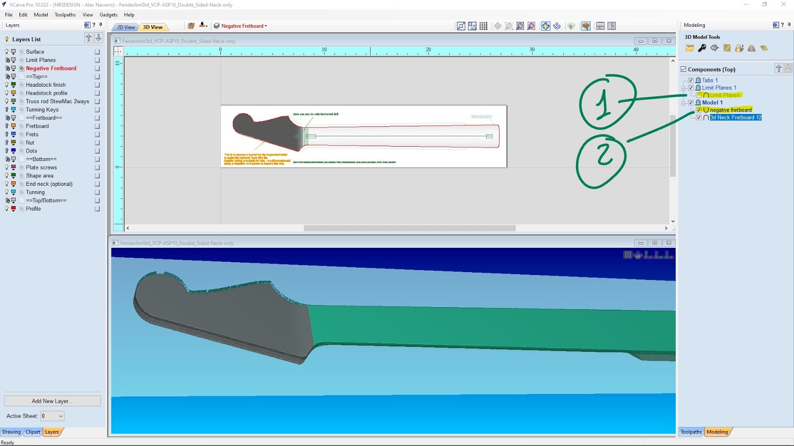 How to remove the fretboard from neck for Double Sided version