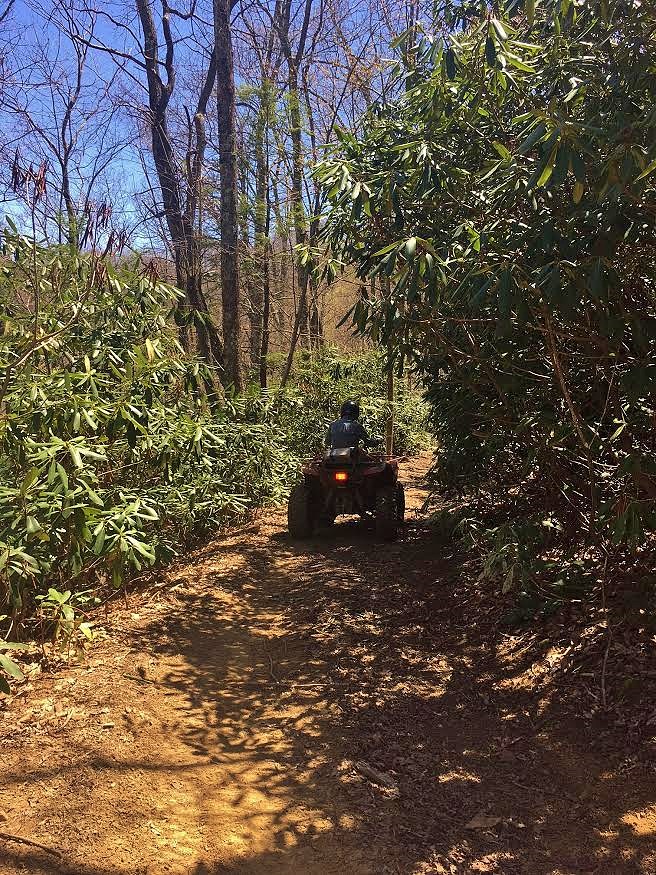 We Live In The Country! ATV fun YEAR 'ROUND in McDowell Co,. 