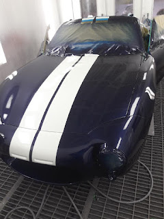 Japanese Cobra project being painted