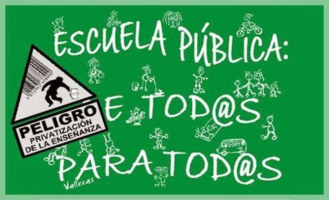 en DEFENSA de la ESCUELA PÚBLICA