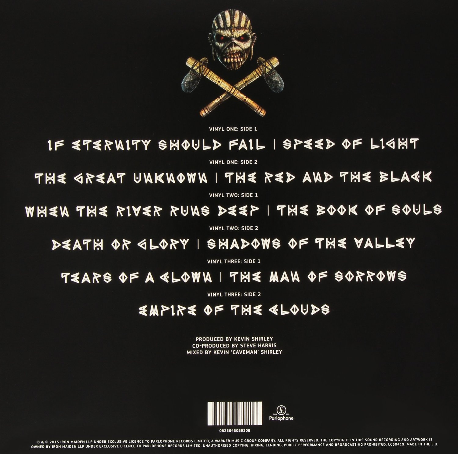 Classic Rock Covers Database Iron Maiden The Book of Souls (2015)