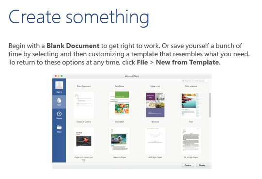 Microsoft Word Mac Guide Microsoft Word Mac Guide