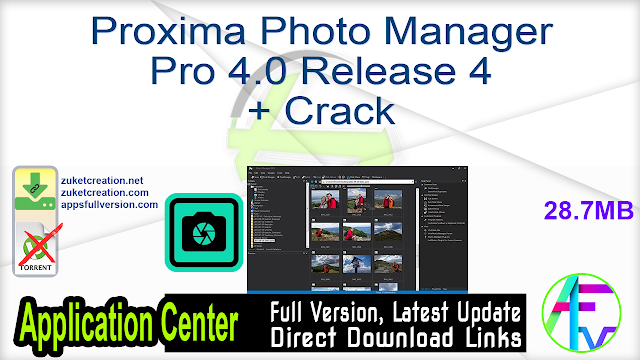 Proxima Photo Manager Pro 4.0 Release 4 + Crack