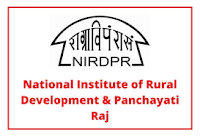 NIRDPR Recruitment 2020: National Institute of Rural Development & Panchayati Raj (NIRDPR)