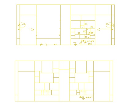 Почти готовый набросок с расчётом пропорций