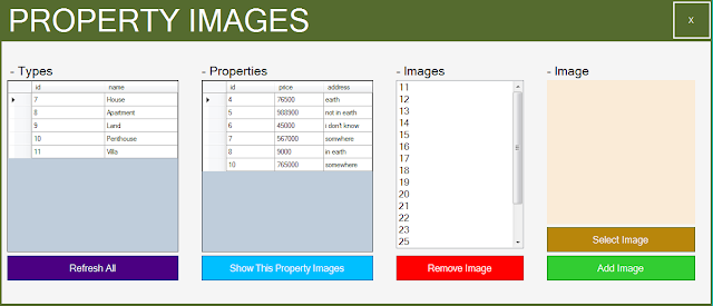 manage property images form