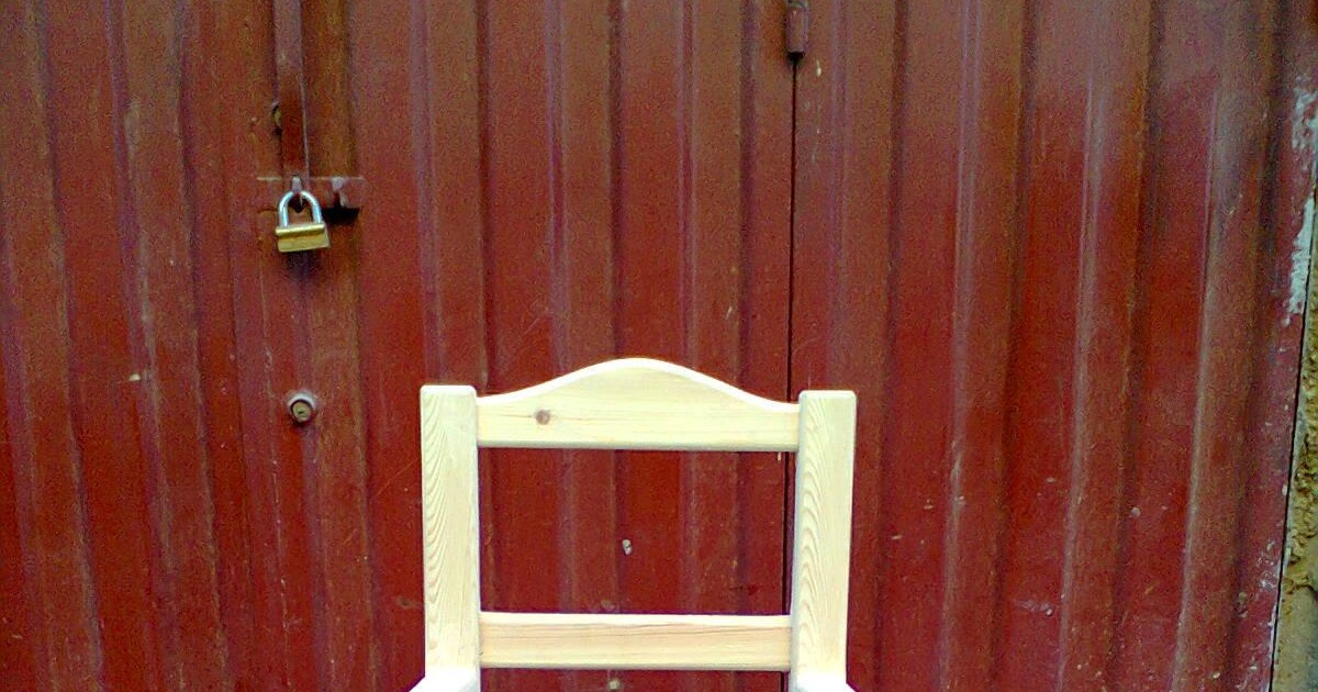 كرسي من الخشب الخالص نجارة مغربية