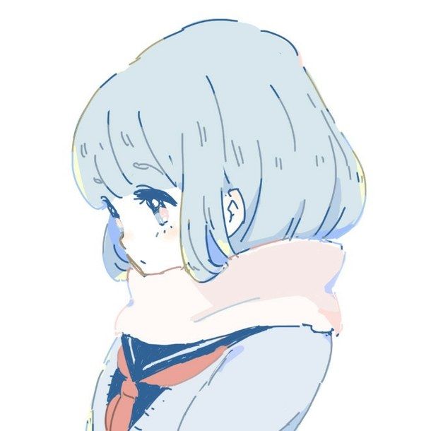 Hình ảnh Anime girl lạnh lùng - Anime girl lạnh lùng trắng đen