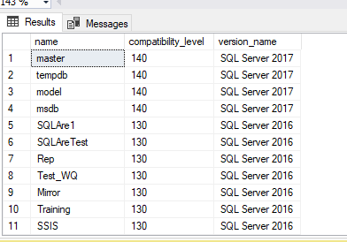 How To Find Compatibility Level Of All Databases In SQL Server - SQLArena