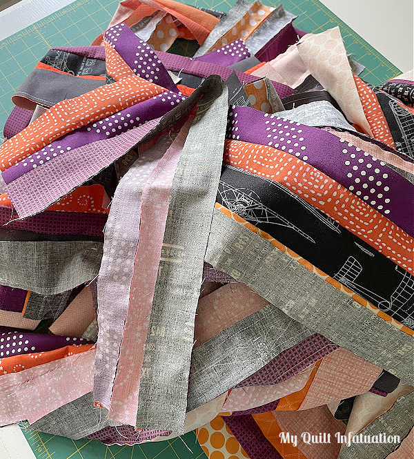 My Quilt Infatuation NTT Lots of Strip Sets