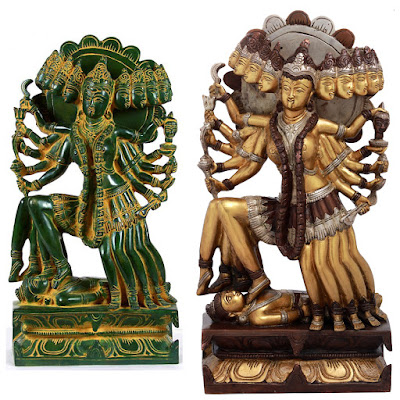 Goddess Mahakali - Brass Statues