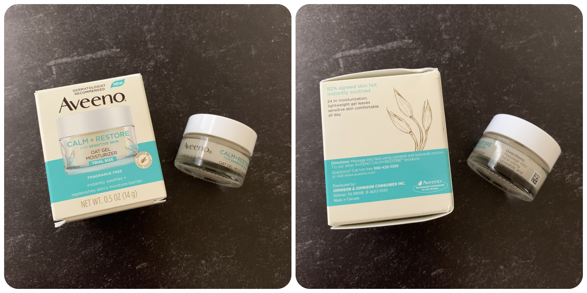 Aveeno Calm + Restore Nourishing Oat Cleanser, Triple Oat Serum and Oat