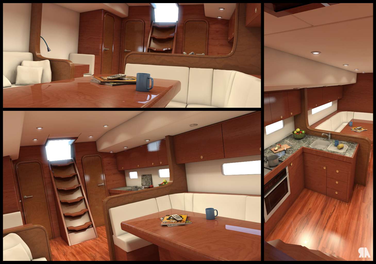 Algo que pintar: Interior Velero