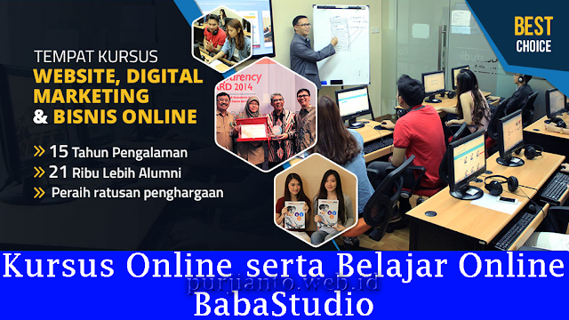 Kursus Online serta Belajar Online BabaStudio