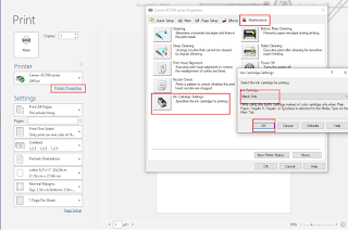 Menjadikan Printer Ip2700 menggunakan satu cartridege saja