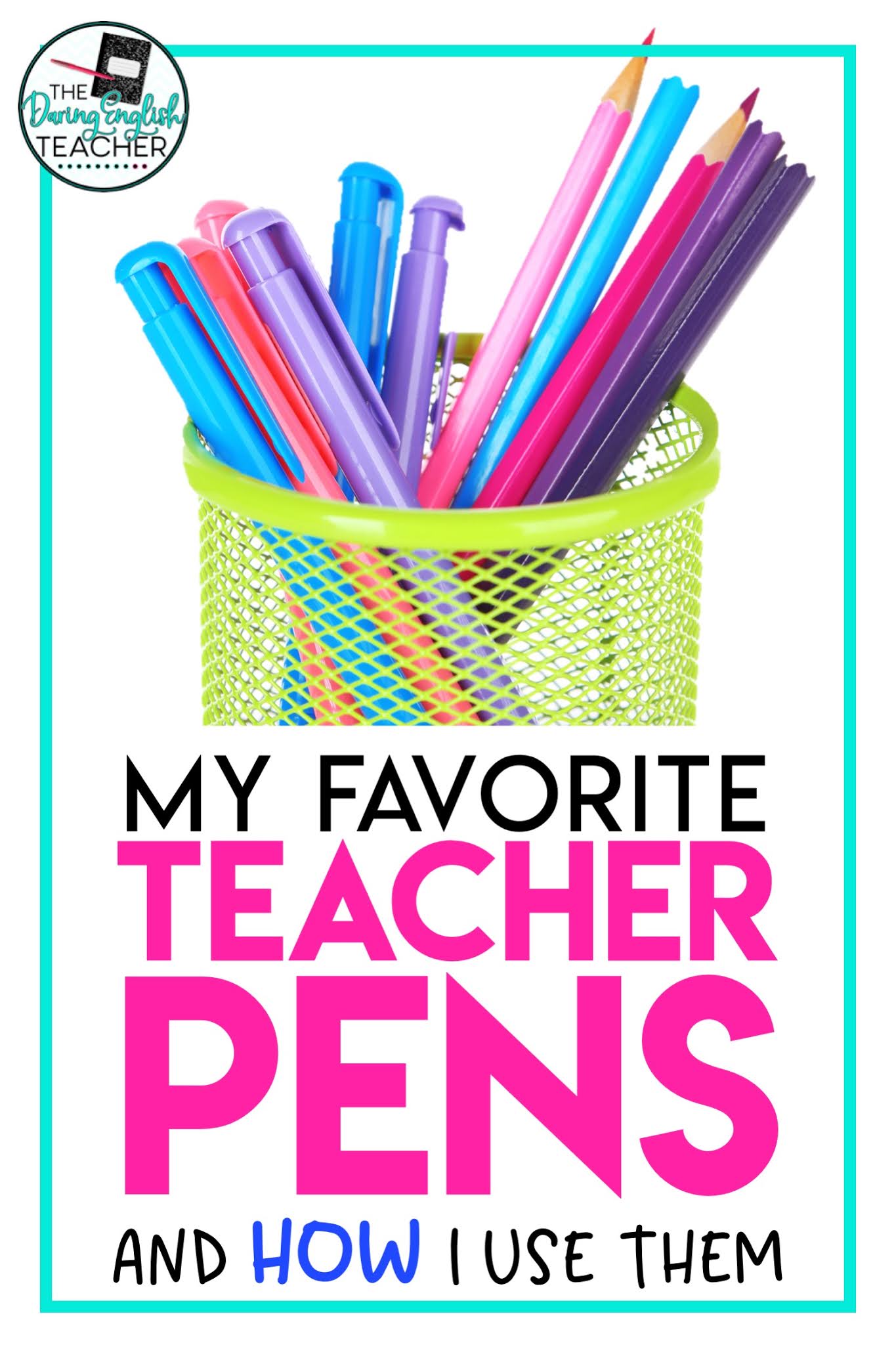 My Favorite Teacher Pens The Daring English Teacher