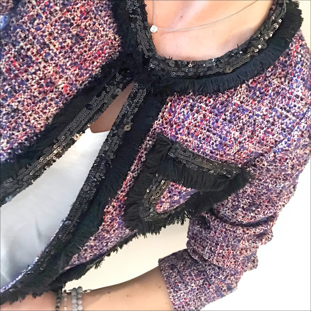 A Few New Purchases + A New Discount Code + WIWT - Sequins & Boucle ...