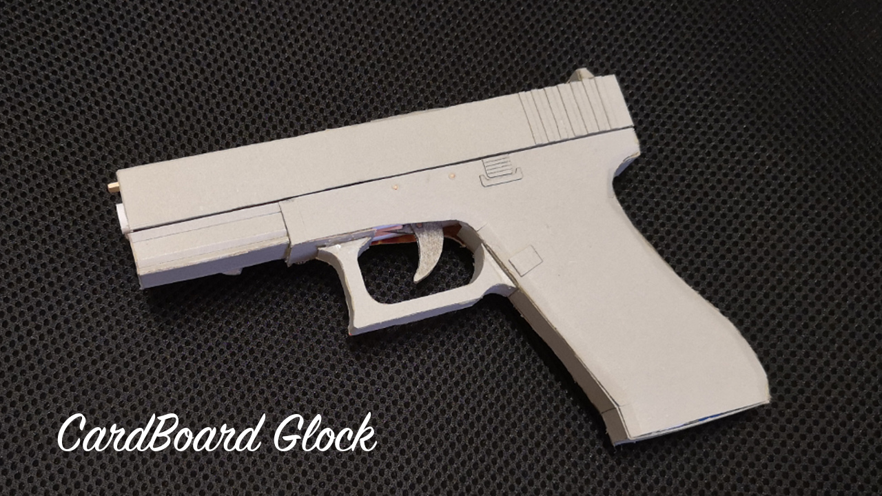Yoshiny s Design Glock Blowback Rubber Band Gun With Cereal Box  Yoshiny s Design Glock Blowback Rubber Band Gun With Cereal Box