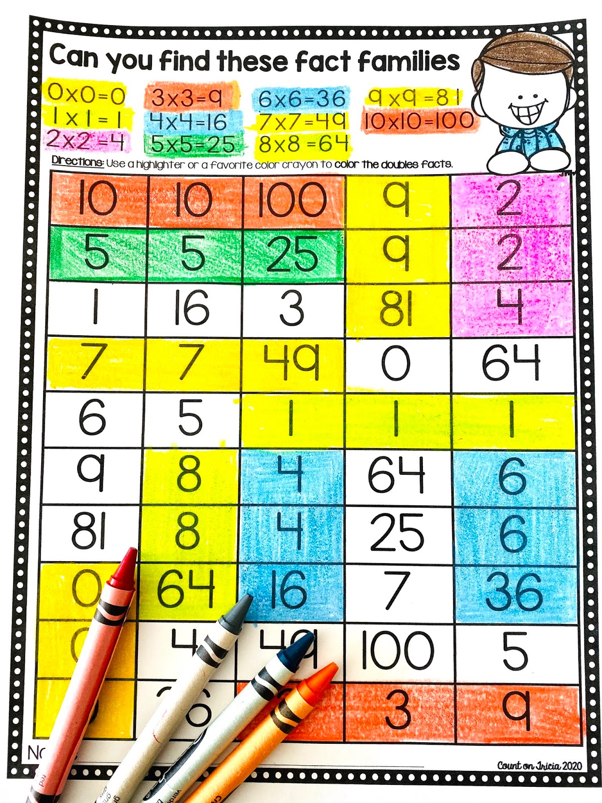 Count On Tricia Tips For Mastering Multiplication Facts With FREEBIES Games And Activities