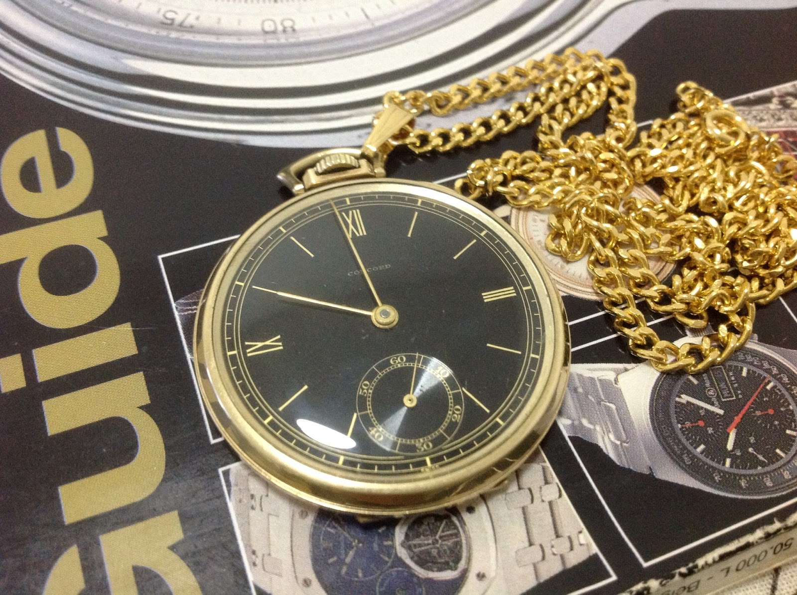 JACK'S TREASURE CHEST OF TIME PIECES HIGH GRADE LUXURY CONCORD GENTS