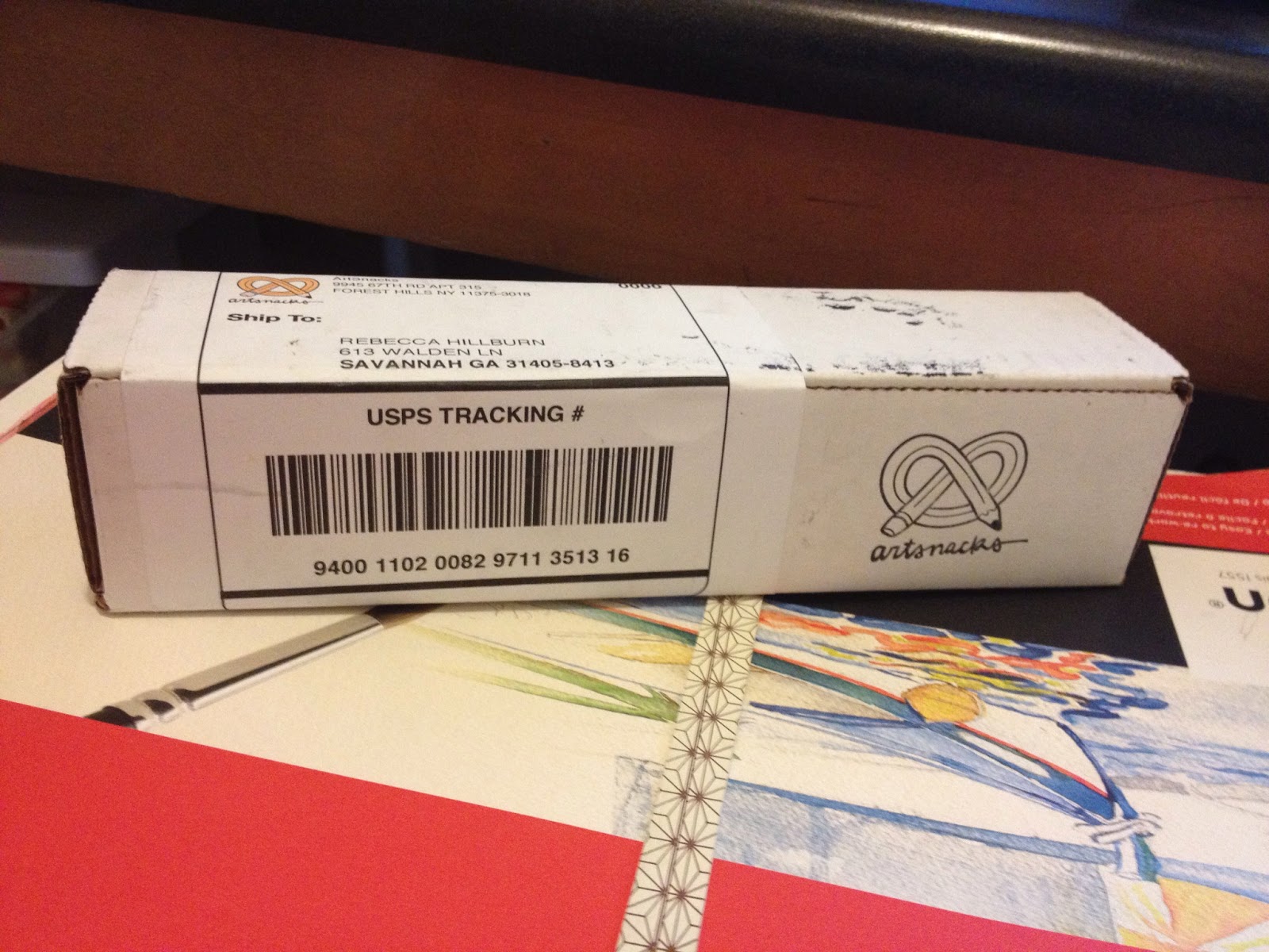 April Deboxing Art Snacks, Box 1