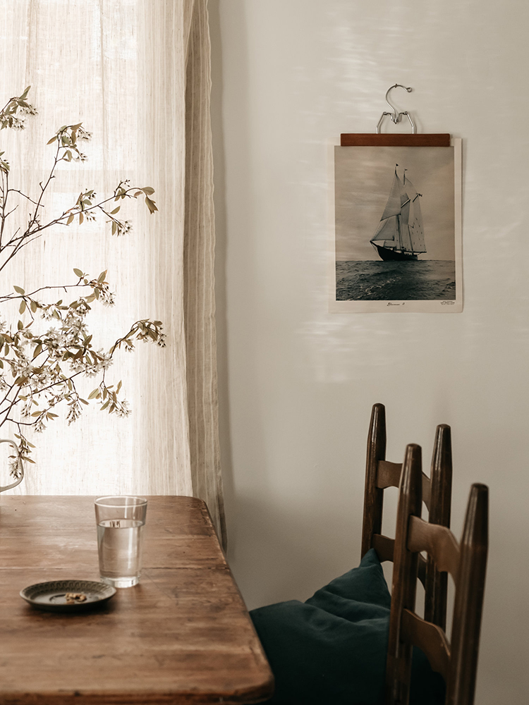 A calm cottage kitchen in Canada by Naomi Hill of Absent Hour