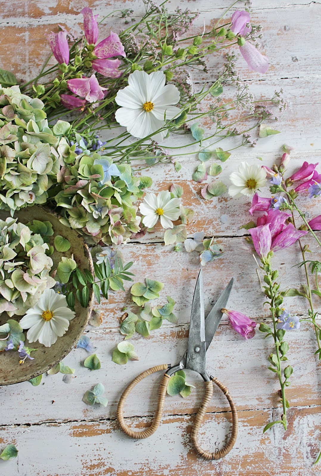Vibeke design: jeg "maler"med blomster
