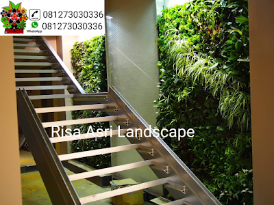 gambar taman vertikal, vertical garden, vertical green, taman vega, taman dinding, kantong