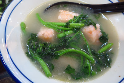 Guan's Mee Pok (阿源麵薄), prawn paste watercress soup