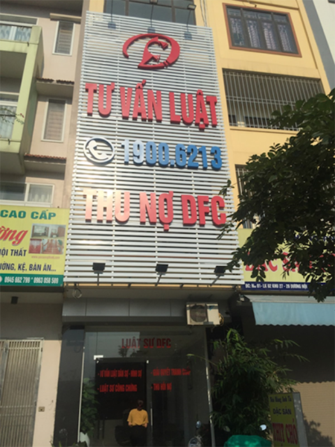 Chủ sở của công ty đòi nợ thuê DFC tại Hà Nội