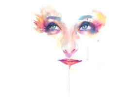 11-Marion-Bolognesi-Minimalist-Watercolor-Portraits-with-plenty-of-Expressions