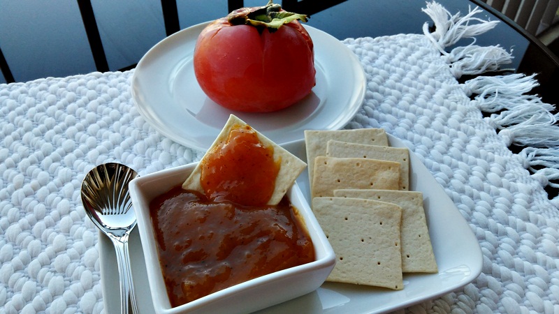 receita + doce de dióspiro