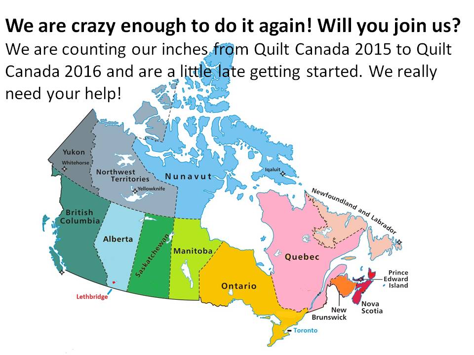 Canadian Quilting CQA/ACC You Asked For It!