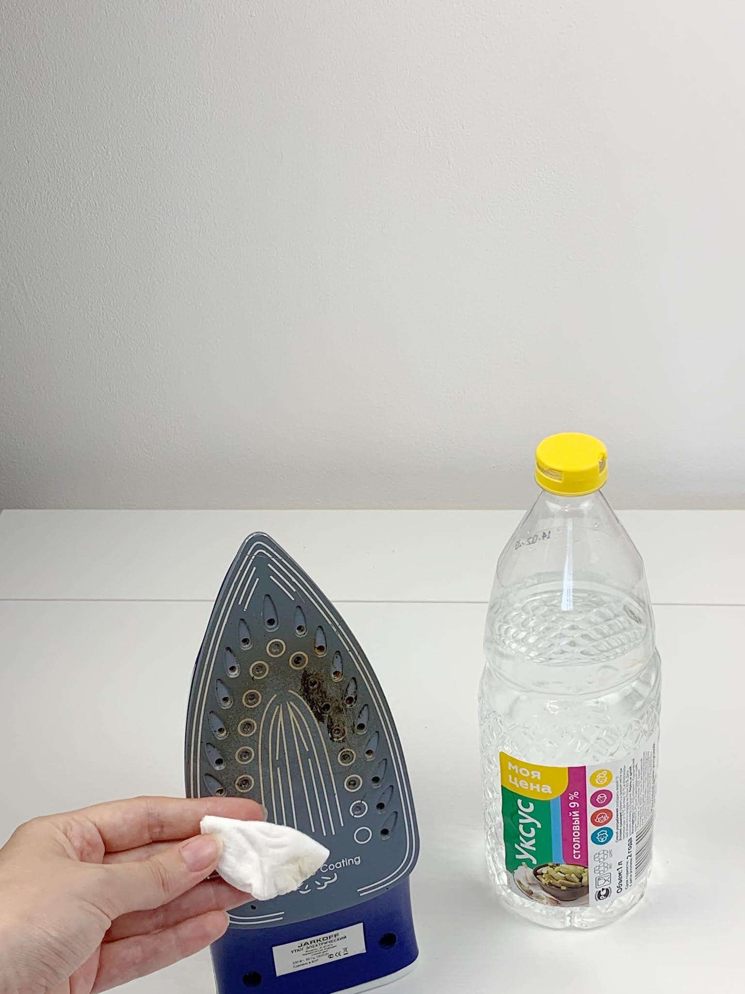 Как очистить керамическую подошву