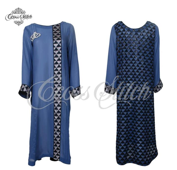 Cross Stitch Embroidered Chiffon Redy To Wear Arrivals 2012 Asian Fashion