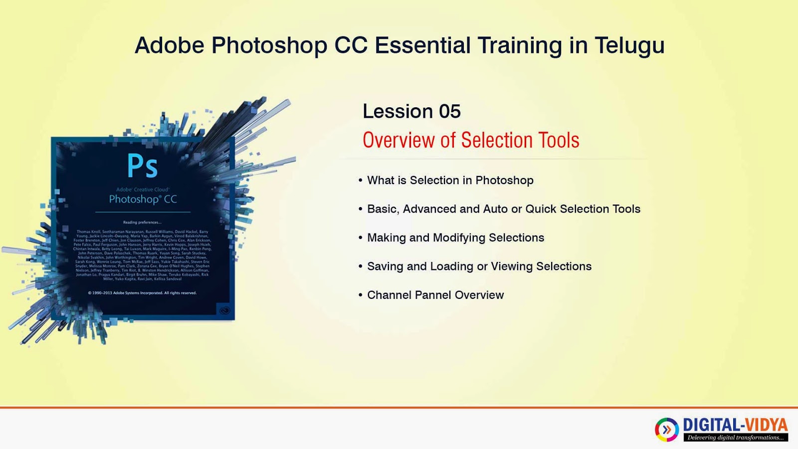 Photoshop Selection Tools - digitalvidya Blog
