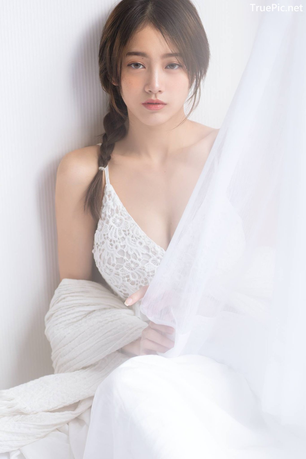 Image Thailand Model - Pimploy Chitranapawong - Beautiful In White - TruePic.net - Picture-25