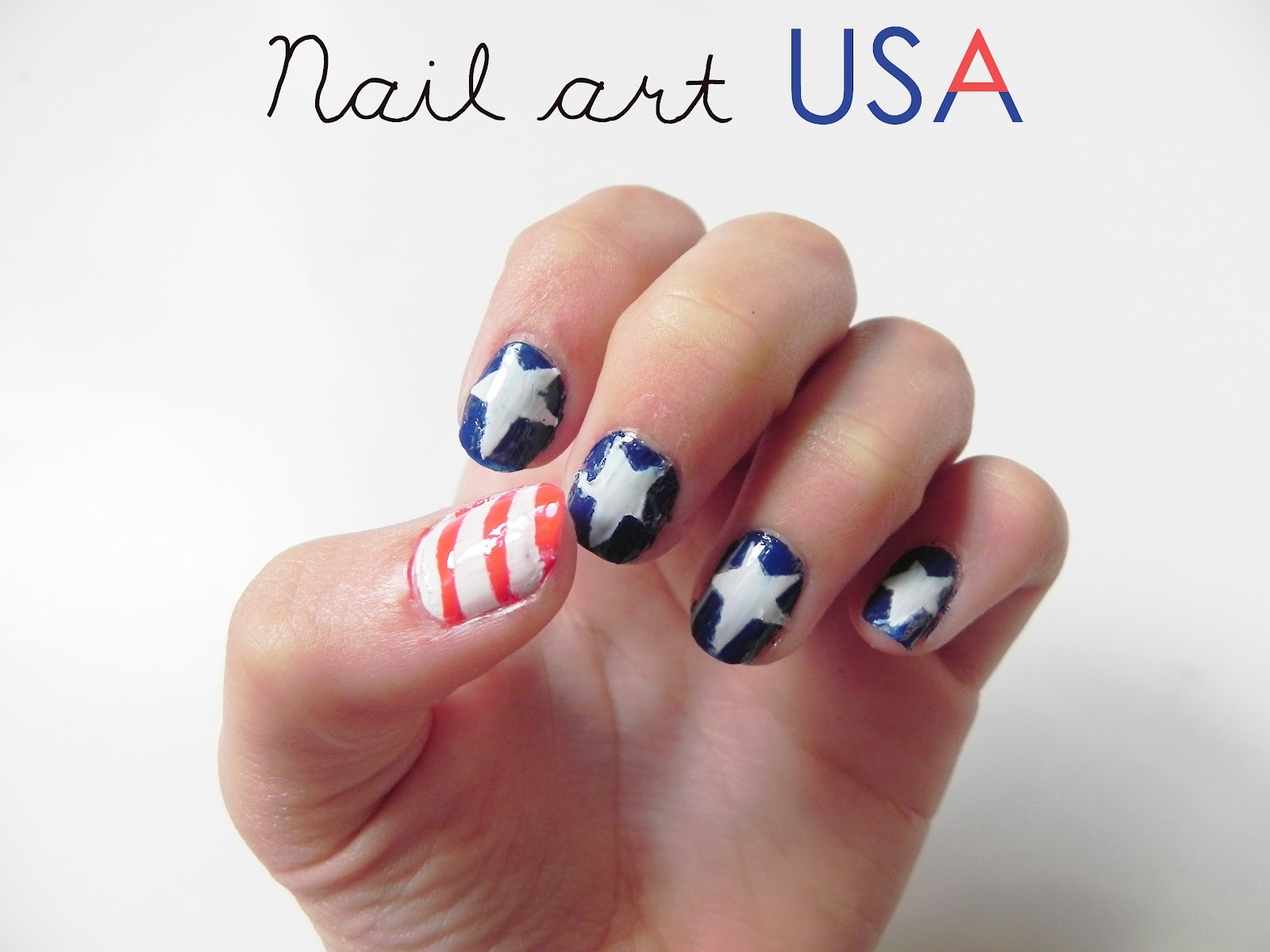 1. American Flag Nail Art Design - wide 6