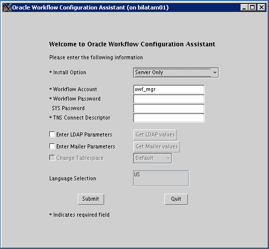 Como Instalar Oracle Workflow Server OWF En 11gR2 Database